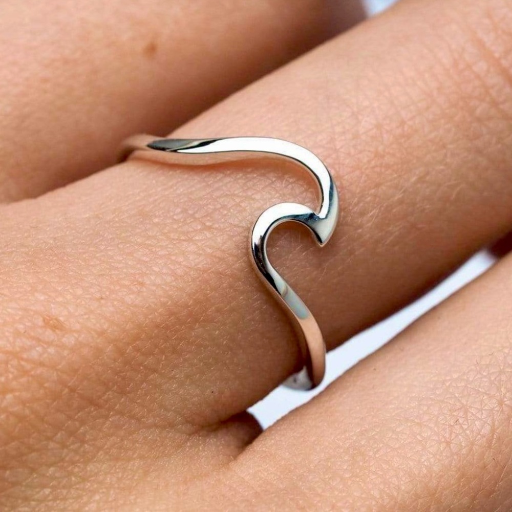 Surf Wave Rings - Gold
